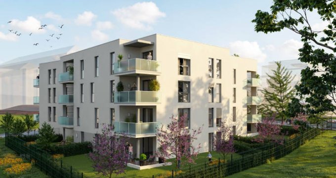 Achat / Vente immobilier neuf Gleizé à 15 minutes à pied de la gare (69400) - Réf. 4741