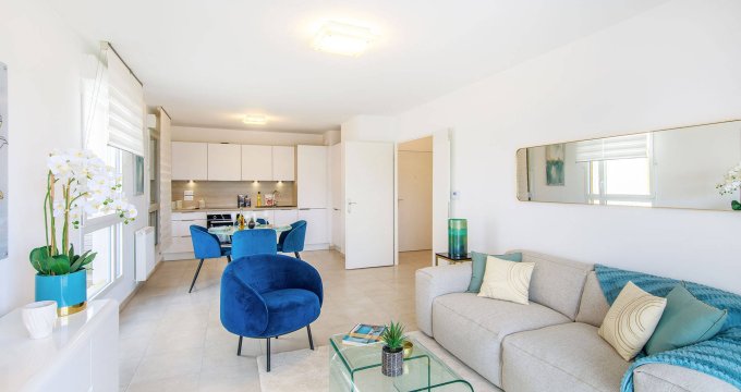 Achat / Vente immobilier neuf Villeurbanne quartier Croix-Luizet à 4 min à pied du tram T1 (69100) - Réf. 11359