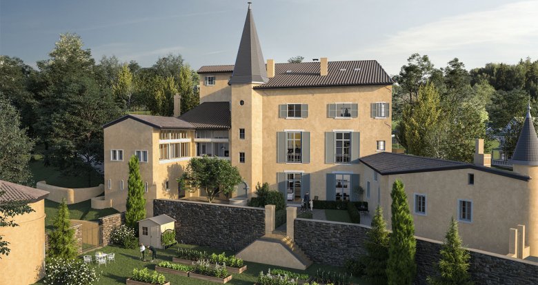 Achat / Vente immobilier neuf Albigny-sur-Saône Monument Historique aux portes de Neuville (69250) - Réf. 9477