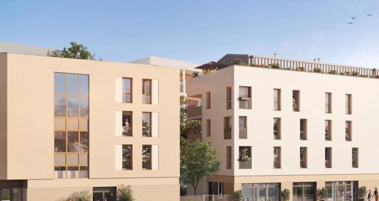 Achat / Vente immobilier neuf Brignais quartier animé proche gare TER et centre-ville (69530) - Réf. 9514