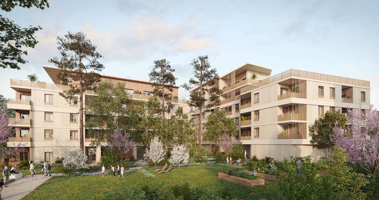 Achat / Vente immobilier neuf Bron quartier de la Clairière proche tramway T2 (69500) - Réf. 11867