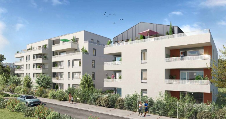 Achat / Vente immobilier neuf Corbas à 20 minutes en voiture de Lyon (69960) - Réf. 9541