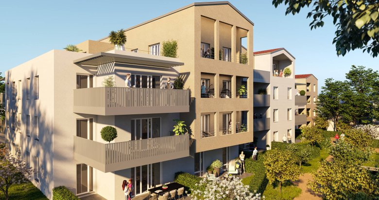 Achat / Vente immobilier neuf Irigny à 300m de la place de L’Église (69540) - Réf. 8835