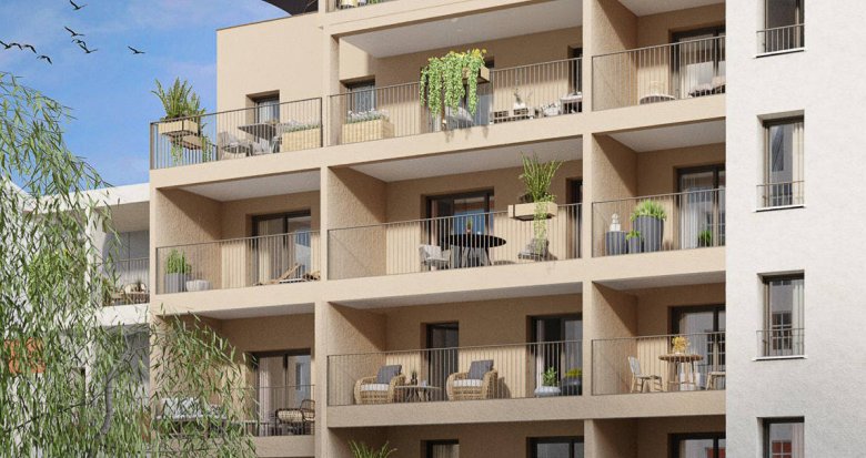 Achat / Vente immobilier neuf Lyon 07 à 10 min à pied du métro B et de la gare Jean Macé (69007) - Réf. 11865