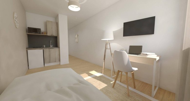 Achat / Vente immobilier neuf Lyon 8ème résidence étudiante proche des universités (69008) - Réf. 9474