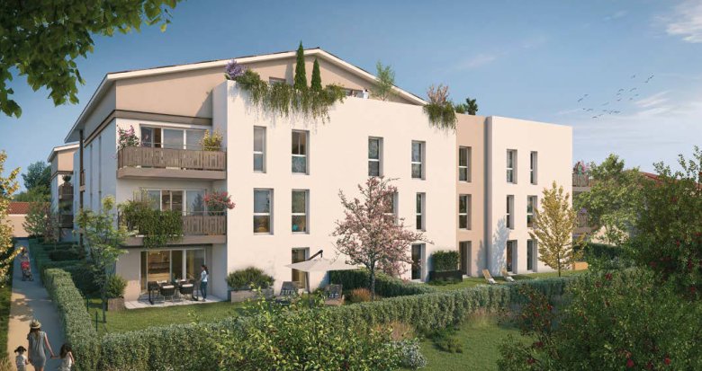 Achat / Vente immobilier neuf Simandres accès rapide sur l’agglomération lyonnaise (69360) - Réf. 9528