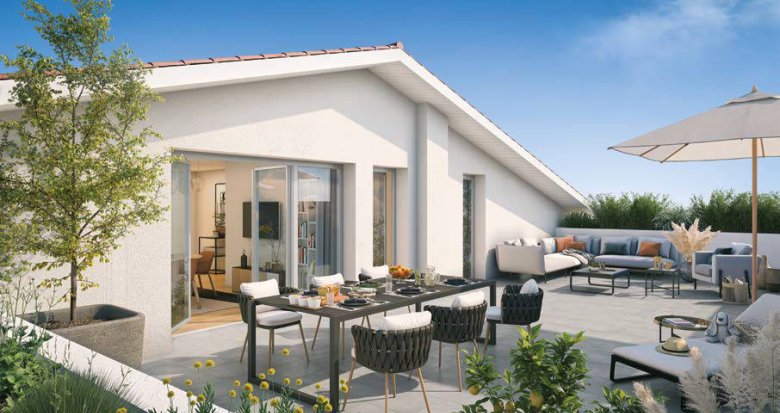 Achat / Vente immobilier neuf Simandres accès rapide sur l’agglomération lyonnaise (69360) - Réf. 9528