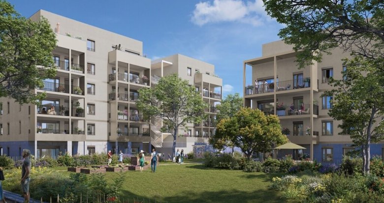 Achat / Vente immobilier neuf Vaulx-en-Velin quartier la Soie à 15 min à pied du métro A (69120) - Réf. 9501