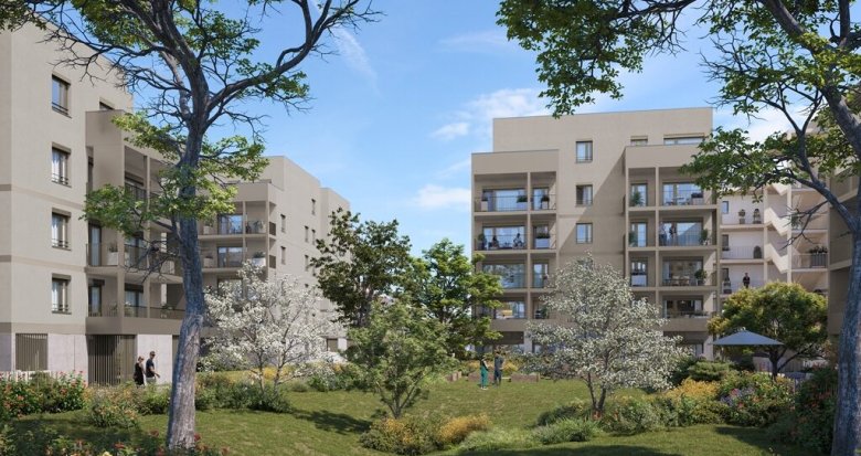 Achat / Vente immobilier neuf Vaulx-en-Velin quartier la Soie à 15 min à pied du métro A (69120) - Réf. 9501