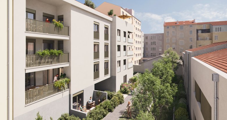 Achat / Vente immobilier neuf Villeurbanne à 10 min de la Part-Dieu (69100) - Réf. 9488