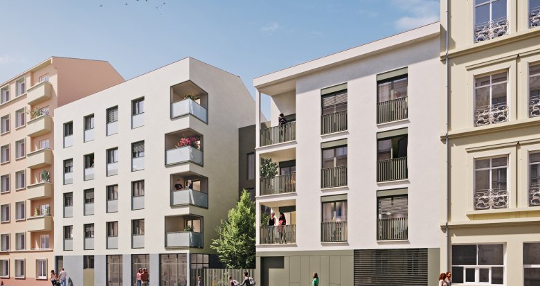 Achat / Vente immobilier neuf Villeurbanne à 10 min de la Part-Dieu (69100) - Réf. 9488