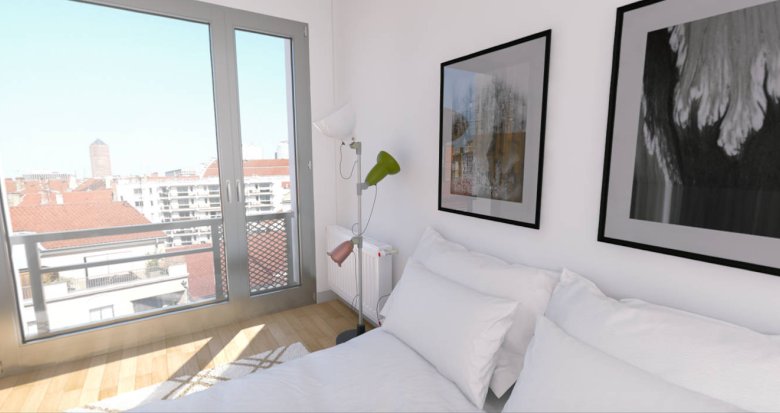 Achat / Vente immobilier neuf Villeurbanne à 5 min à pied du tram T3 vers le centre de Lyon (69100) - Réf. 11920